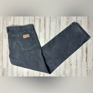 WRANGLER Jeans Men's 42x34 Black Cowboy Western Outdoors 13MW2WK